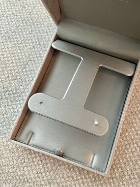 Zales 1/10 carat single earring, white gold